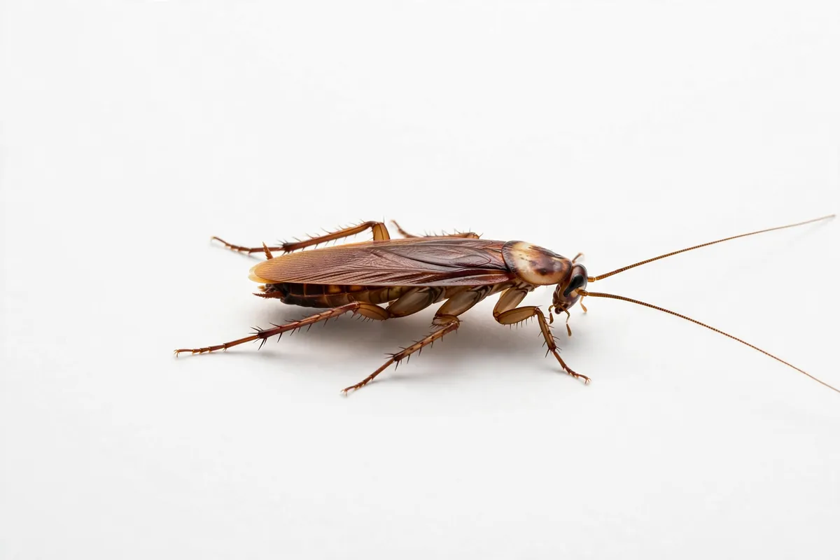 A cockroach specimen